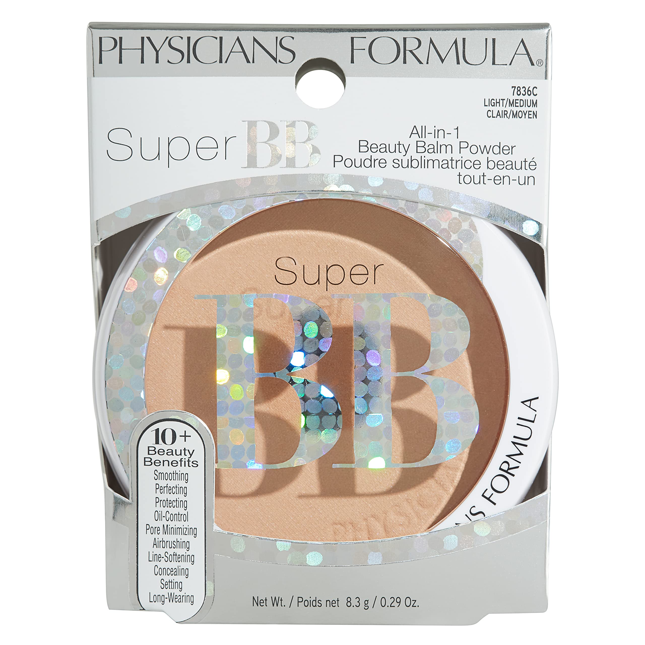 Physicians Formula Super BB Cream, fórmula suave para piel sensible y ojos.