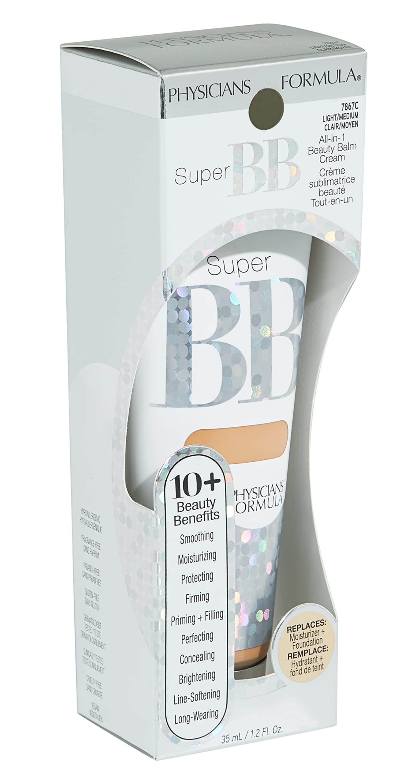 Physicians Formula Super BB Cream efecto suavizante sobre líneas finas.