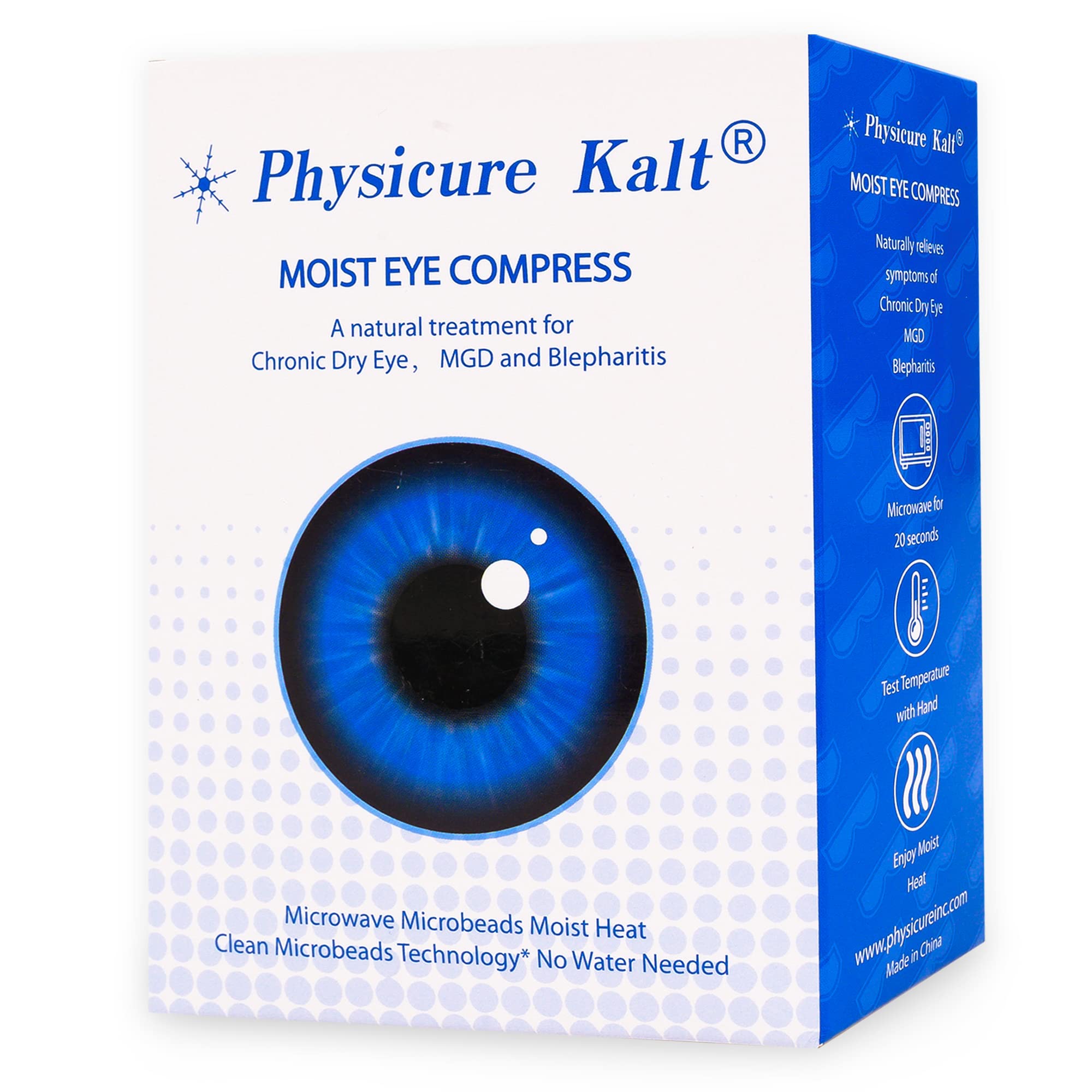 Physicure Kalt mascarilla ocular caliente para comodidad diaria