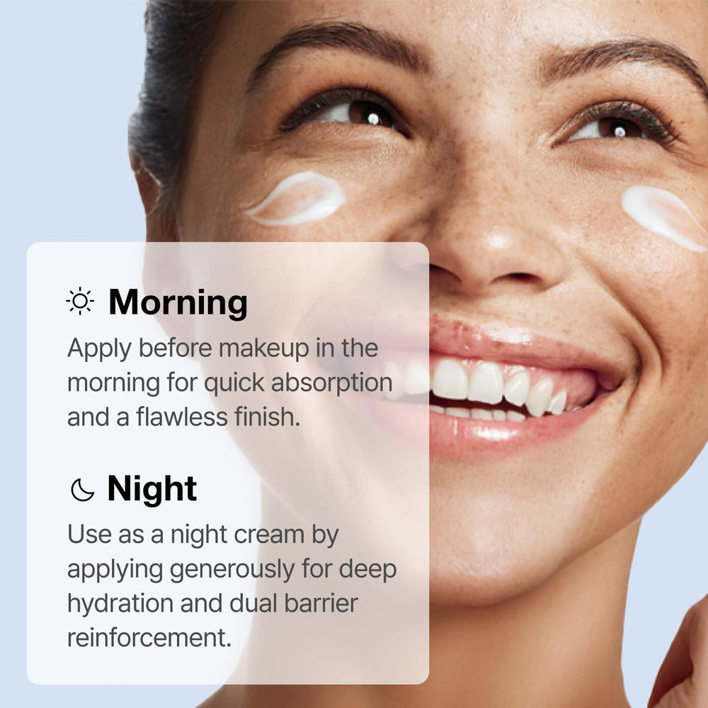Ceramide and squalane ingredients in PHYSIOGEL cream
