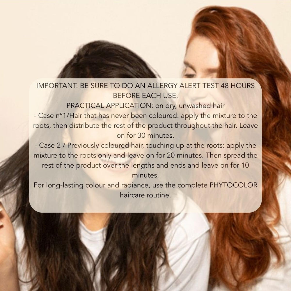 PHYTO Phytocolor grey-coverage-first-application demonstrates coverage from the first use.