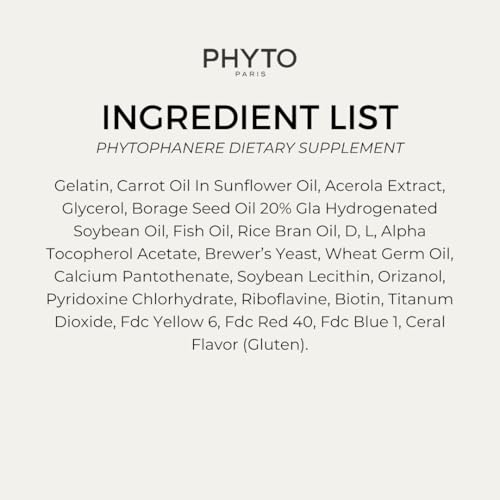 Label details emphasizing PARABEN FREE, SULFATE FREE, SILICONE FREE on PHYTO Phytophanère.