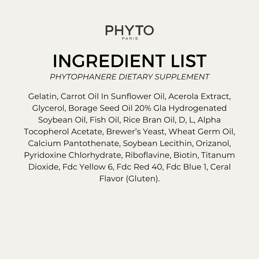 PHYTO Phytophanère lash length and definition.