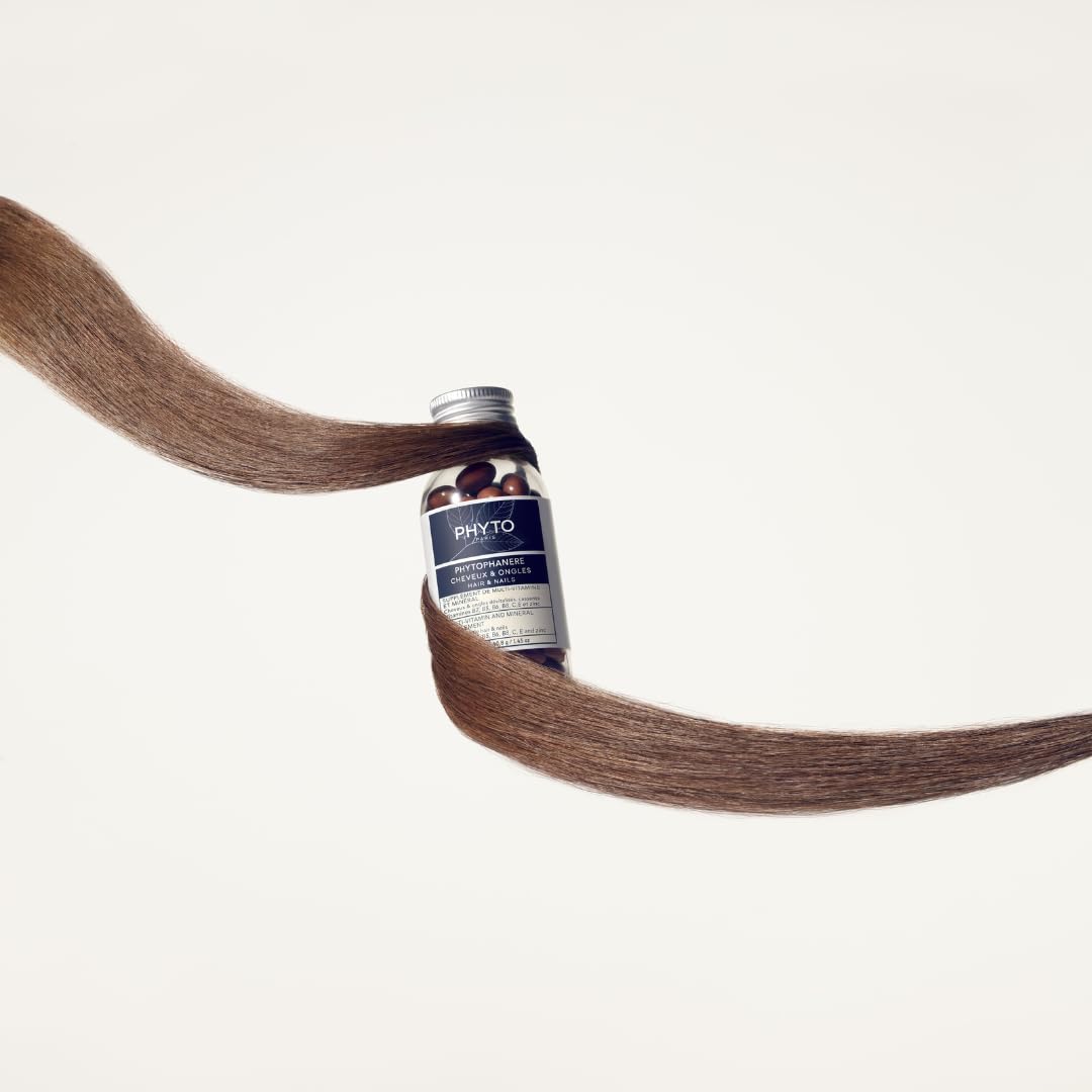 PHYTO Phytophanère natural ingredients for hair care.