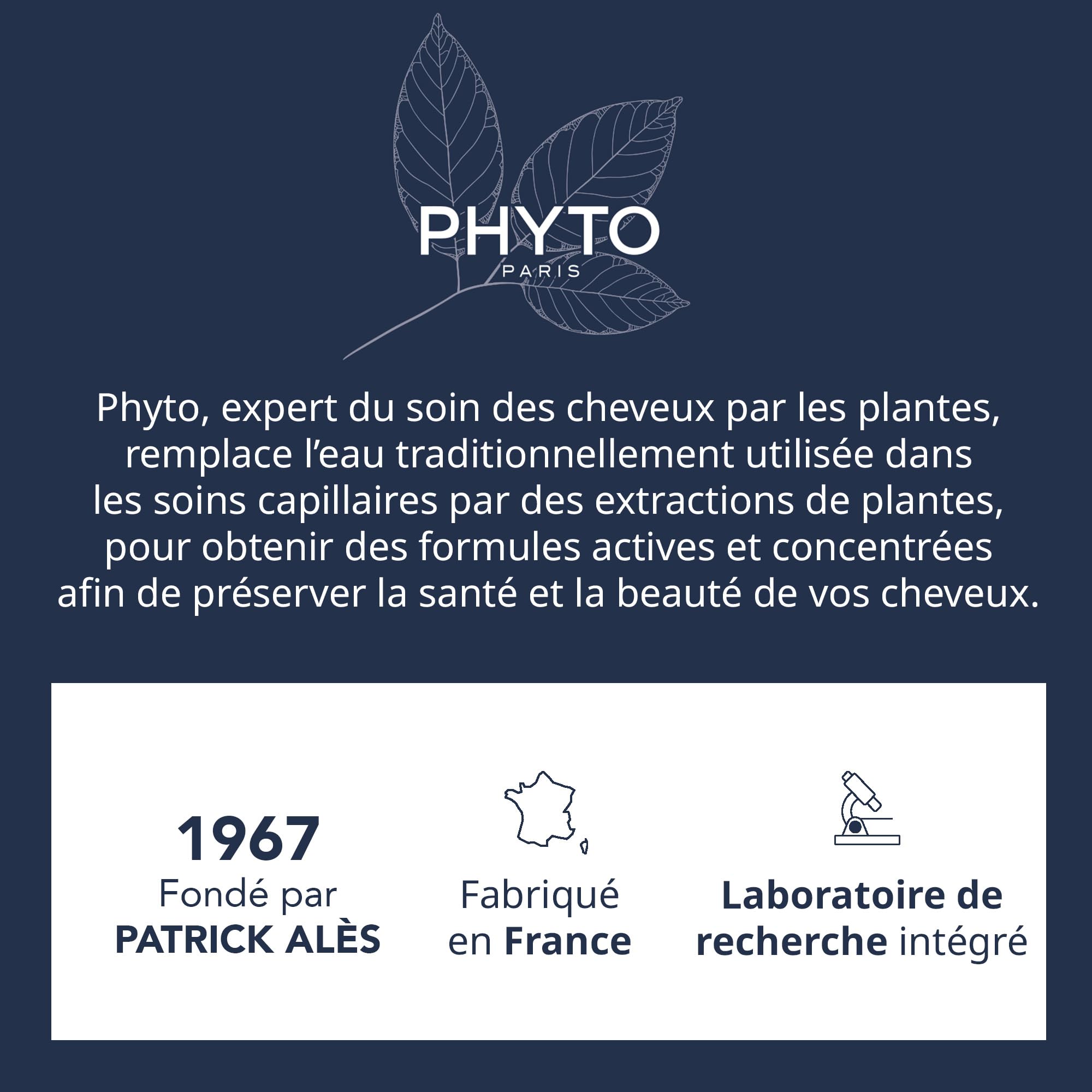 PHYTO Volume lightweight finish leaves hair breathable and touchable