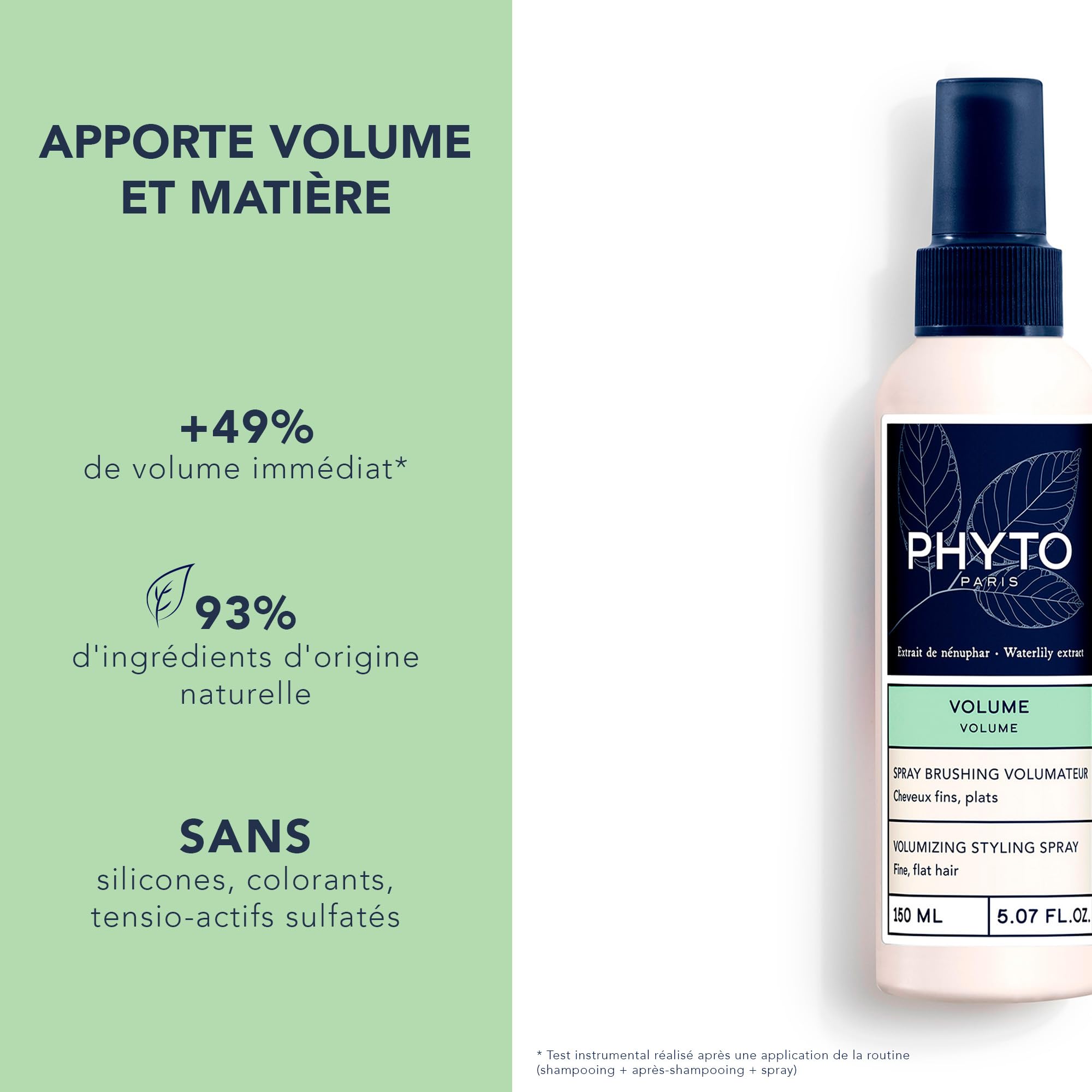 PHYTO Volume root lift application focusing on roots to boost volume