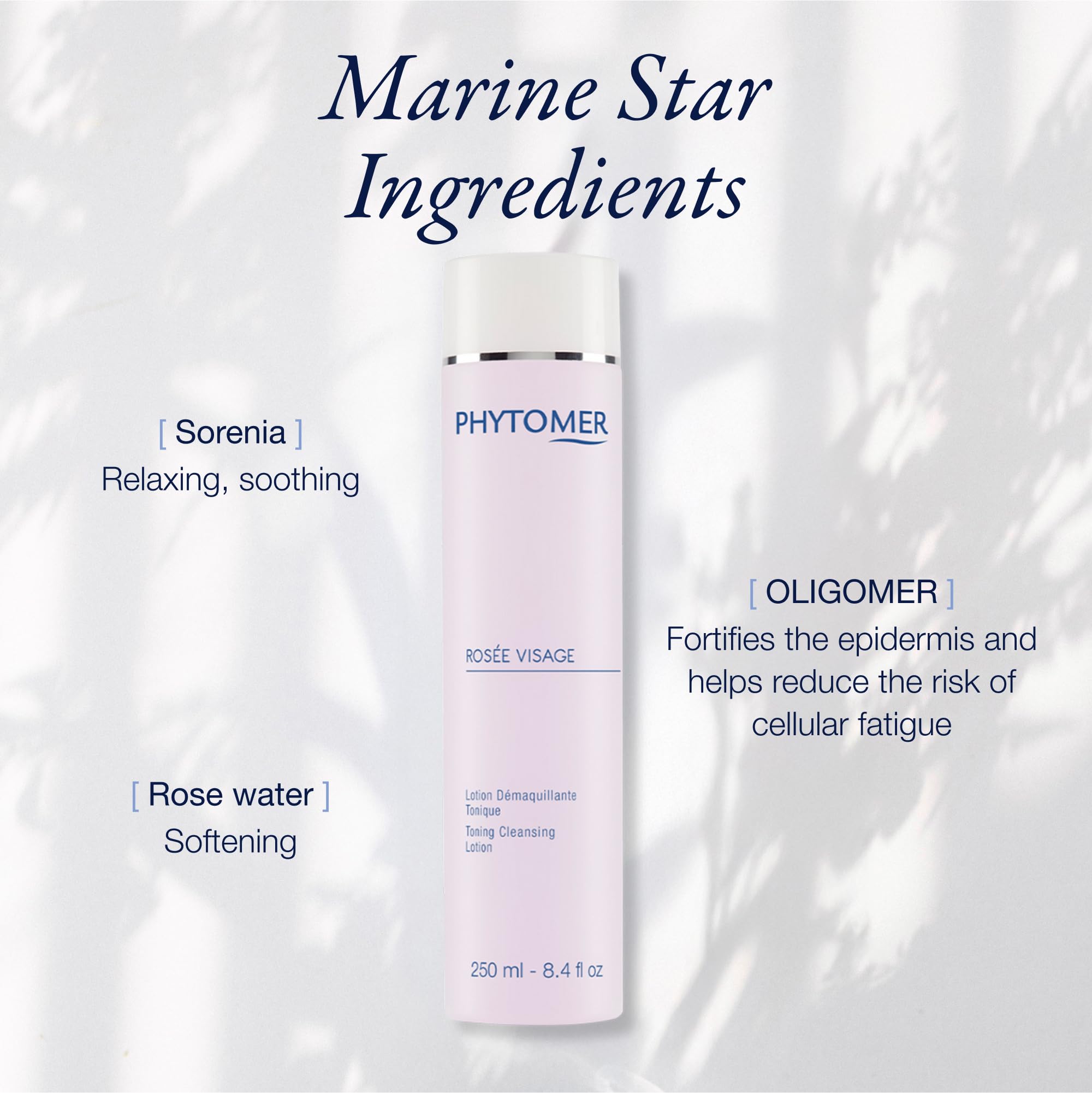 Phytomer Rosee Visage product close-up emphasizing natural ingredients.