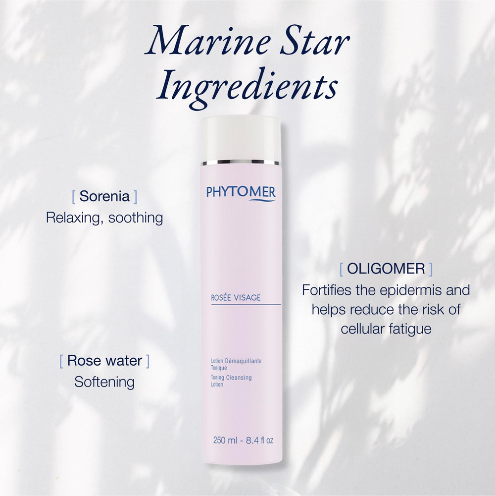 Phytomer Rosee Visage product close-up emphasizing natural ingredients.