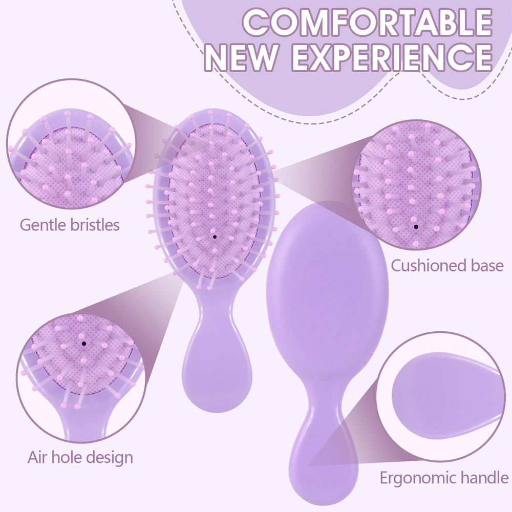 Phyyixs brush with air cushion bristles for gentle detangling and snag prevention.