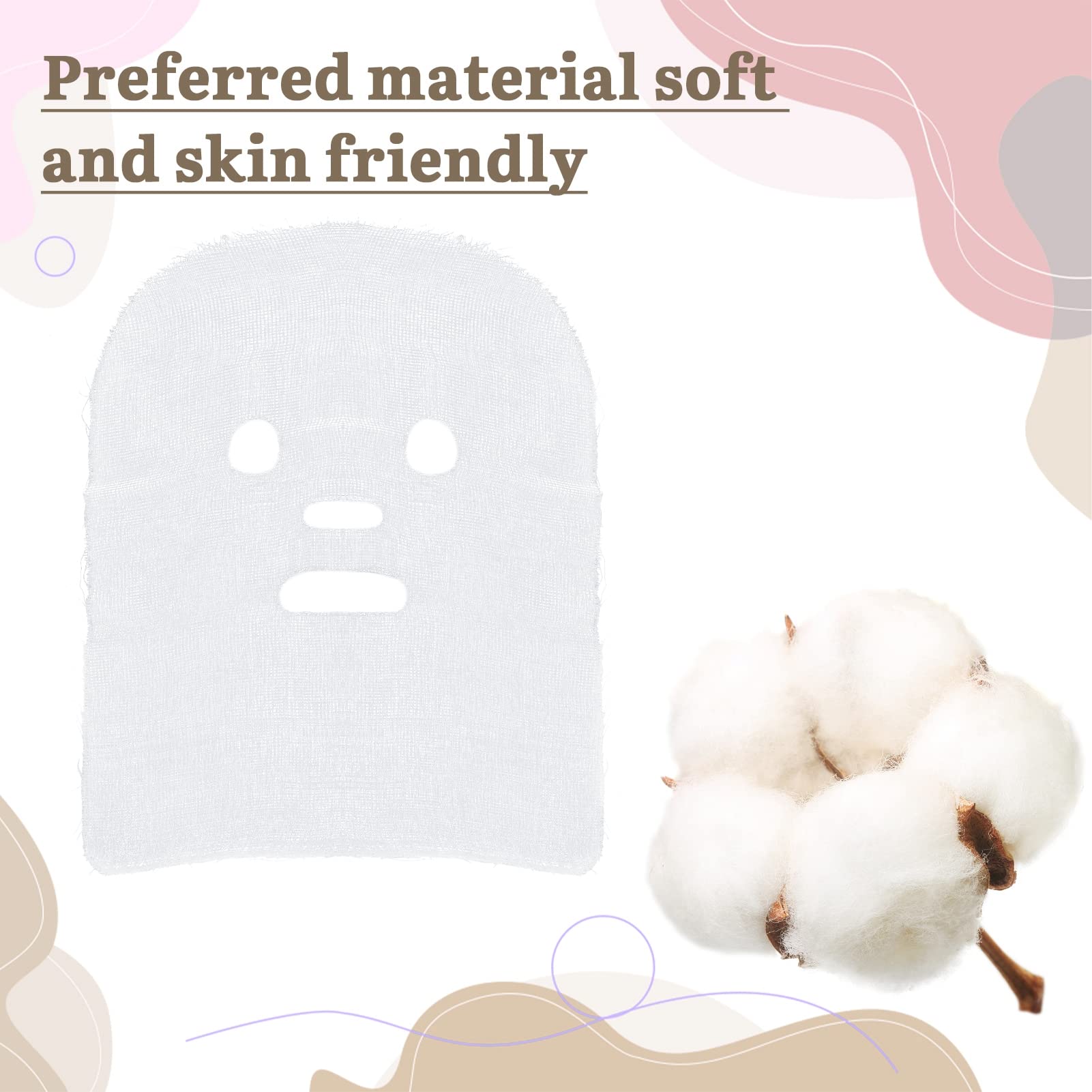 Picidae gauze pads promote absorption of skincare products.