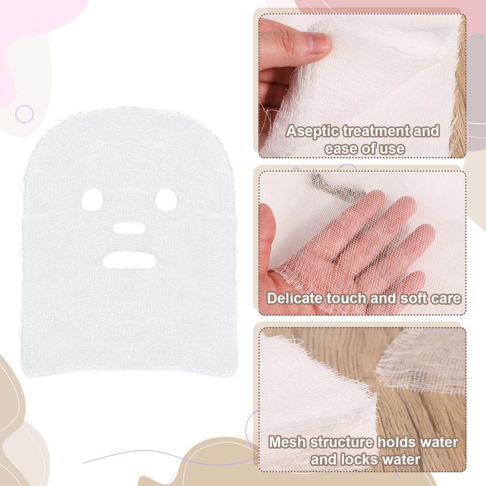 Picidae soft breathable gauze pads for gentle skincare routines.