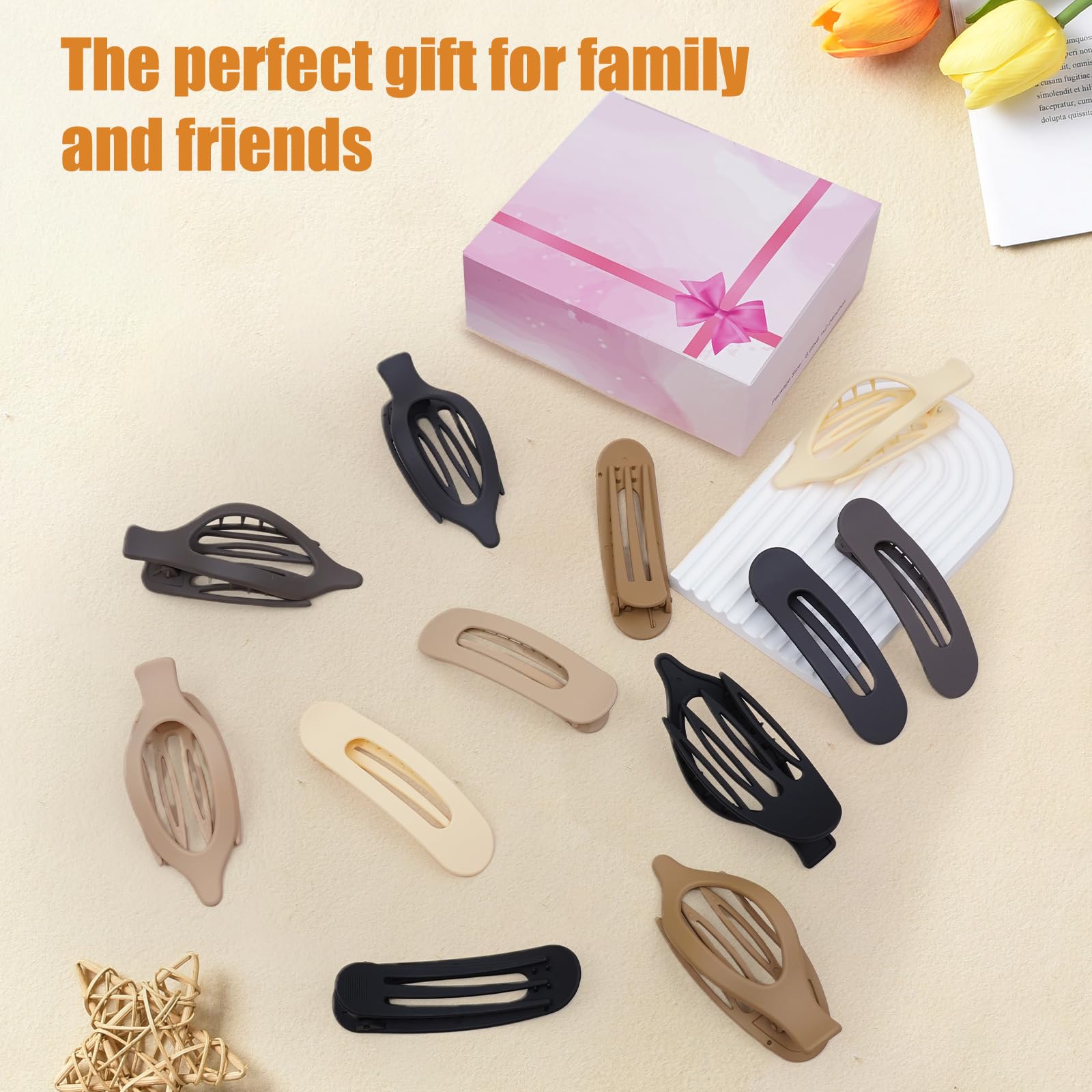 Picoway regalo práctico: conjunto de 12 clips para amigas o familia