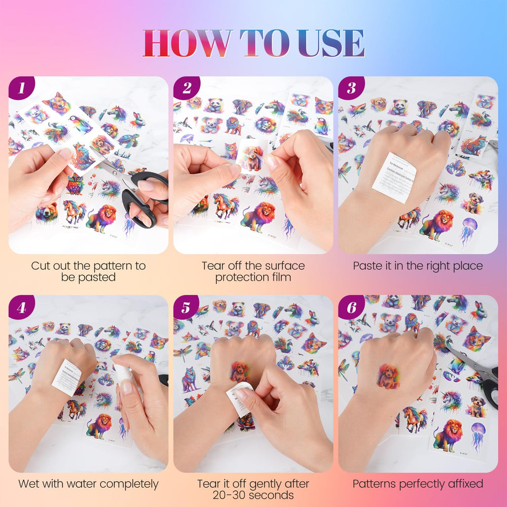 PieceLife tatuajes temporales seguros para la piel, aptos para uso diario.