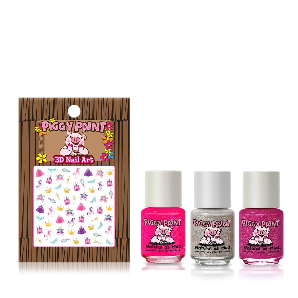Piggy Paint Lacas mini 0.25oz: tamaño ideal para manos pequeñas y juego.