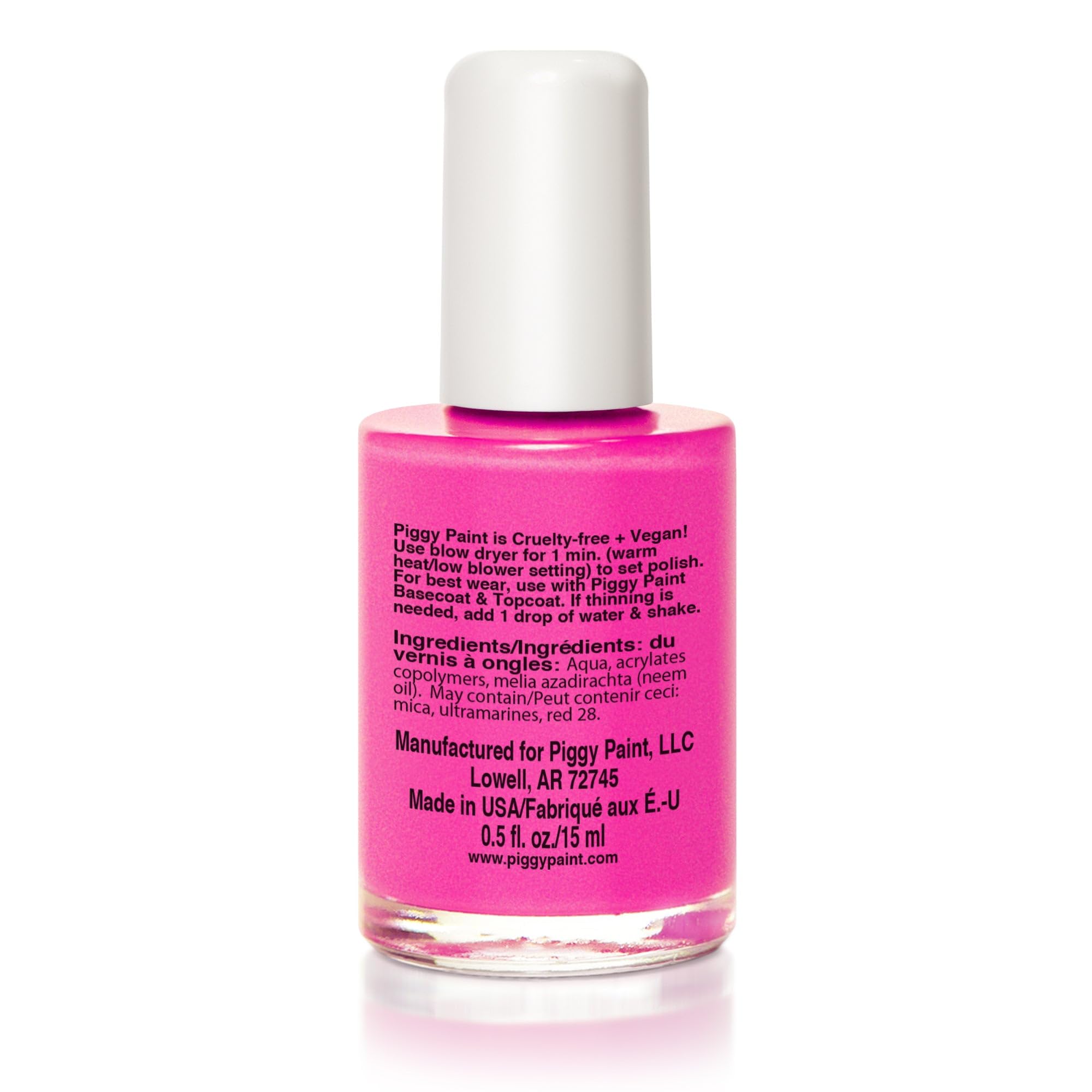 Piggy Paint LOL etiqueta vegana y libre de crueldad, ideal para padres conscientes.