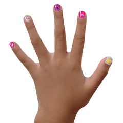 Piggy Paint Neon Lights: purpurina llamativa para uñas sin olores fuertes.