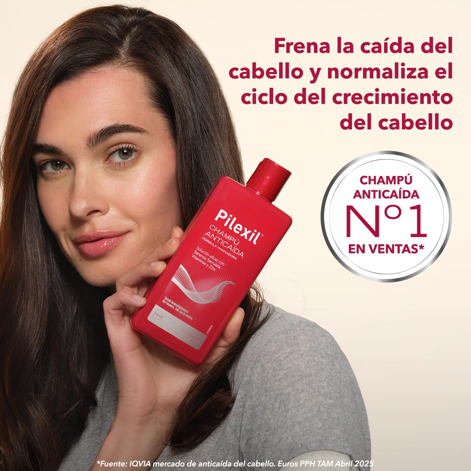 PILEXIL bottle label highlights natural ingredients and paraben-free formula
