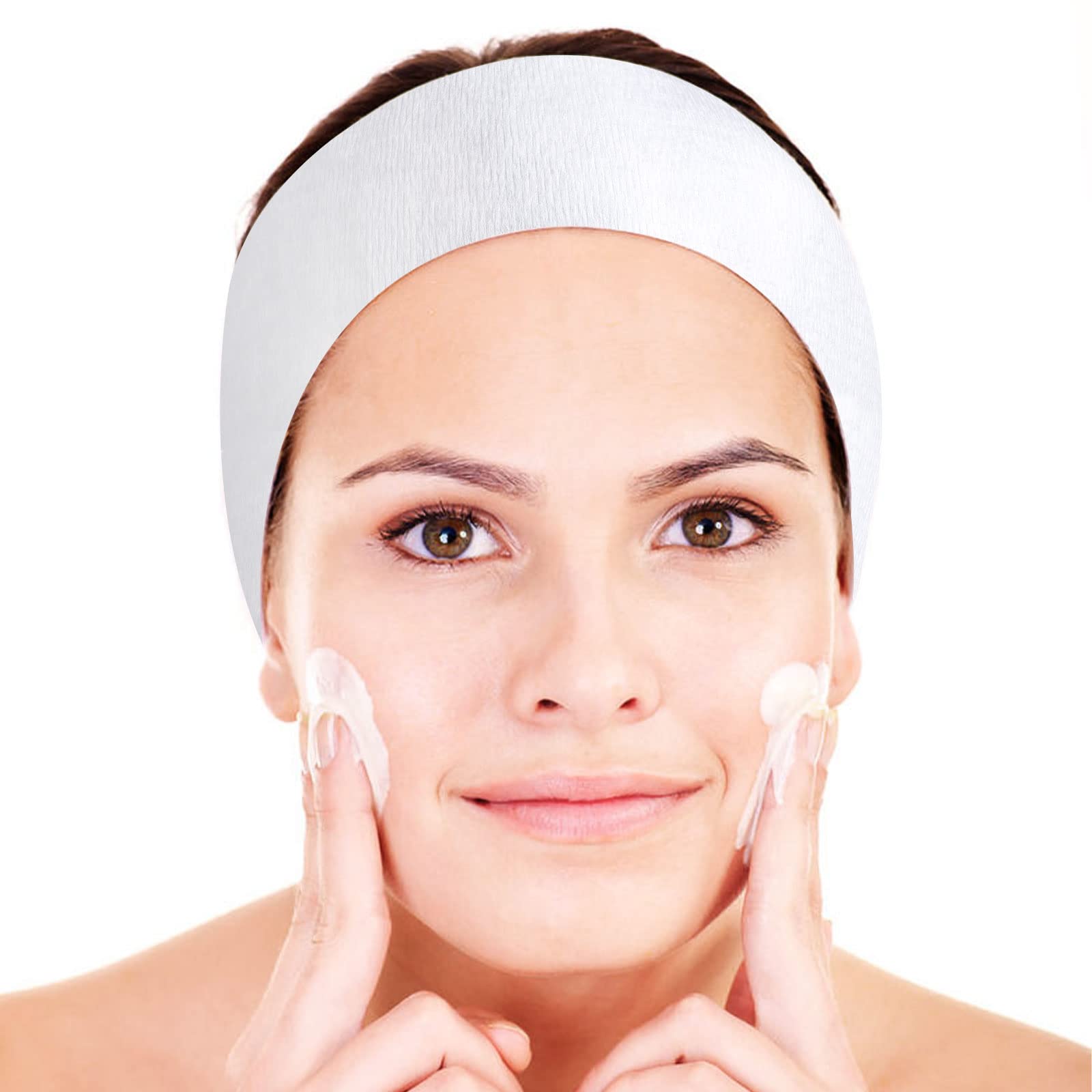 Pimoys disposable headband suitable for spa, salon, or travel use.