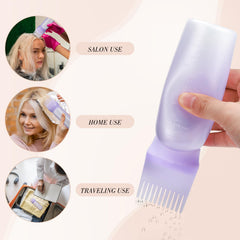 Durable Pimoys plastic dye bottle designed for travel and home use