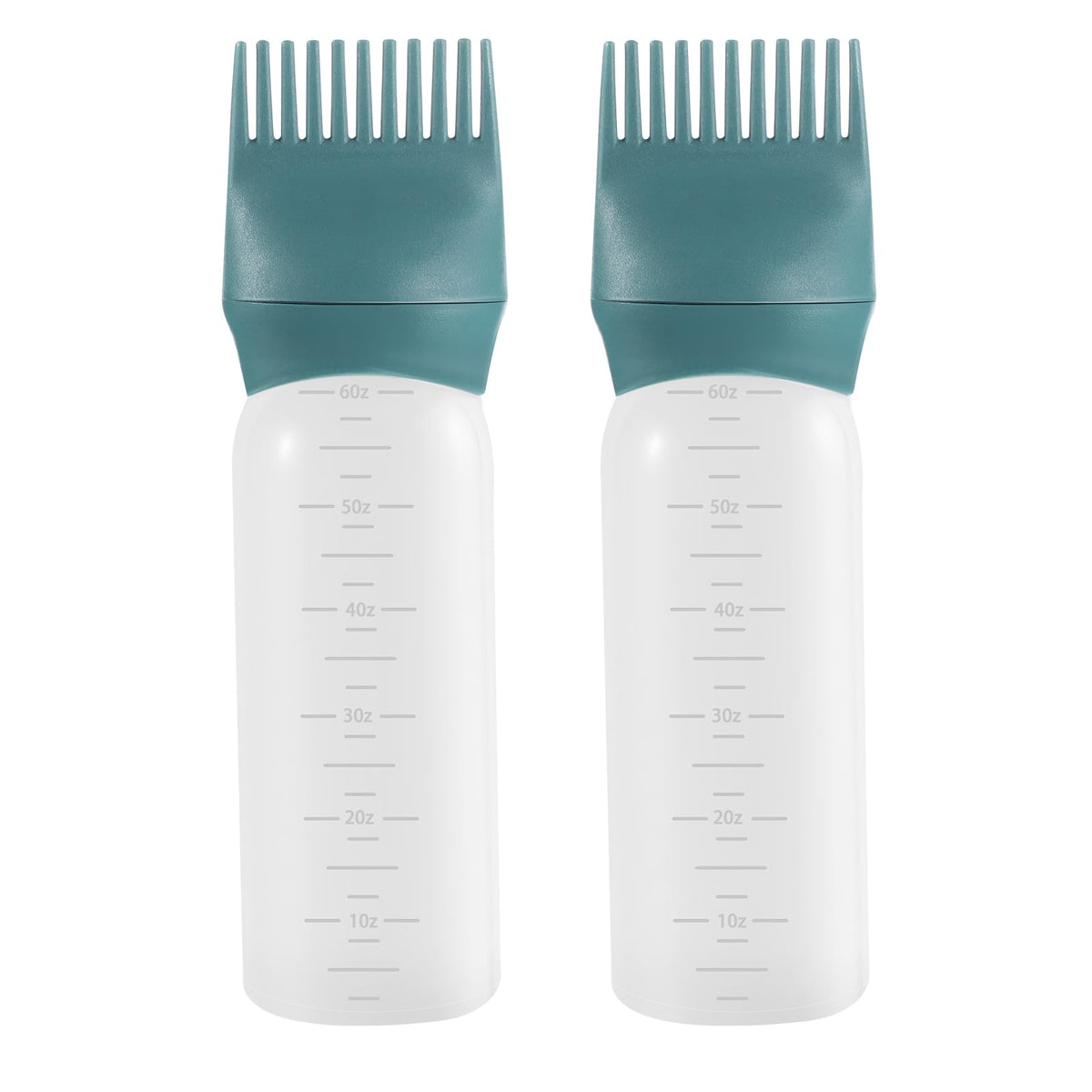 Pimoys hair oil applicator bottle with comb tip for precise color application at home.
