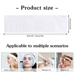 Pimoys headband stretchable fit designed to stay snug during skincare sessions.