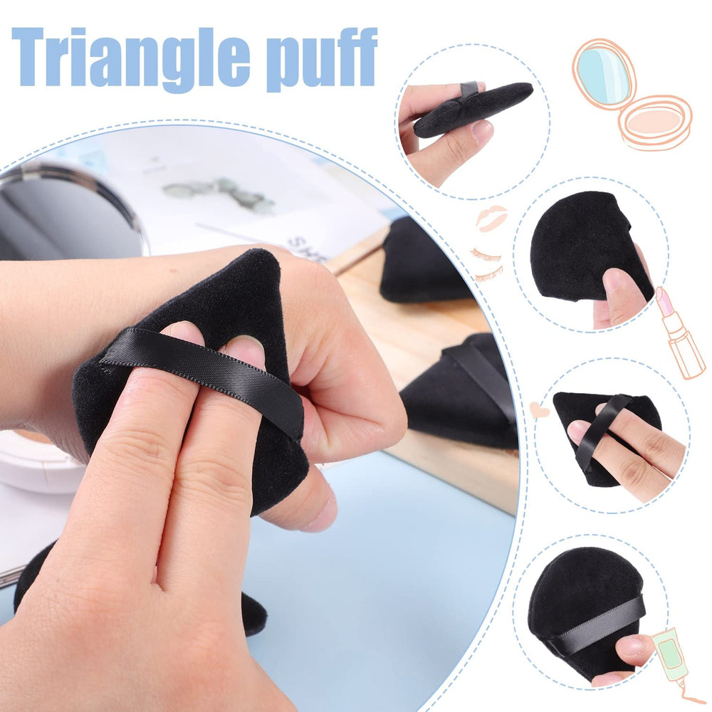 Pimoys soft velour sponge suitable for wet or dry makeup application.