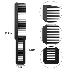 Pimoys color-variety set of black white and red combs suitable for professionals.
