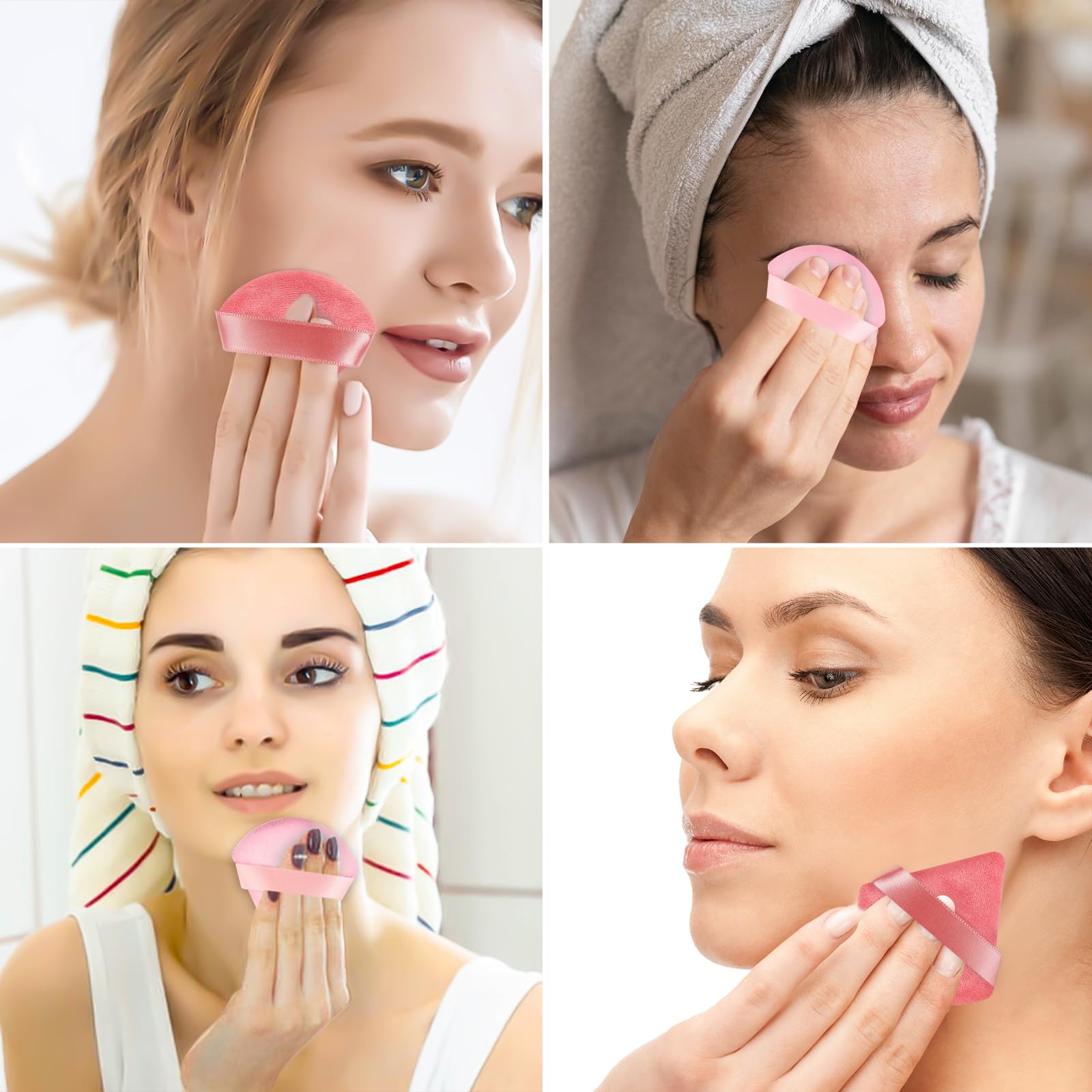 Pimoys pink puff for body powder or pressed powder applications.
