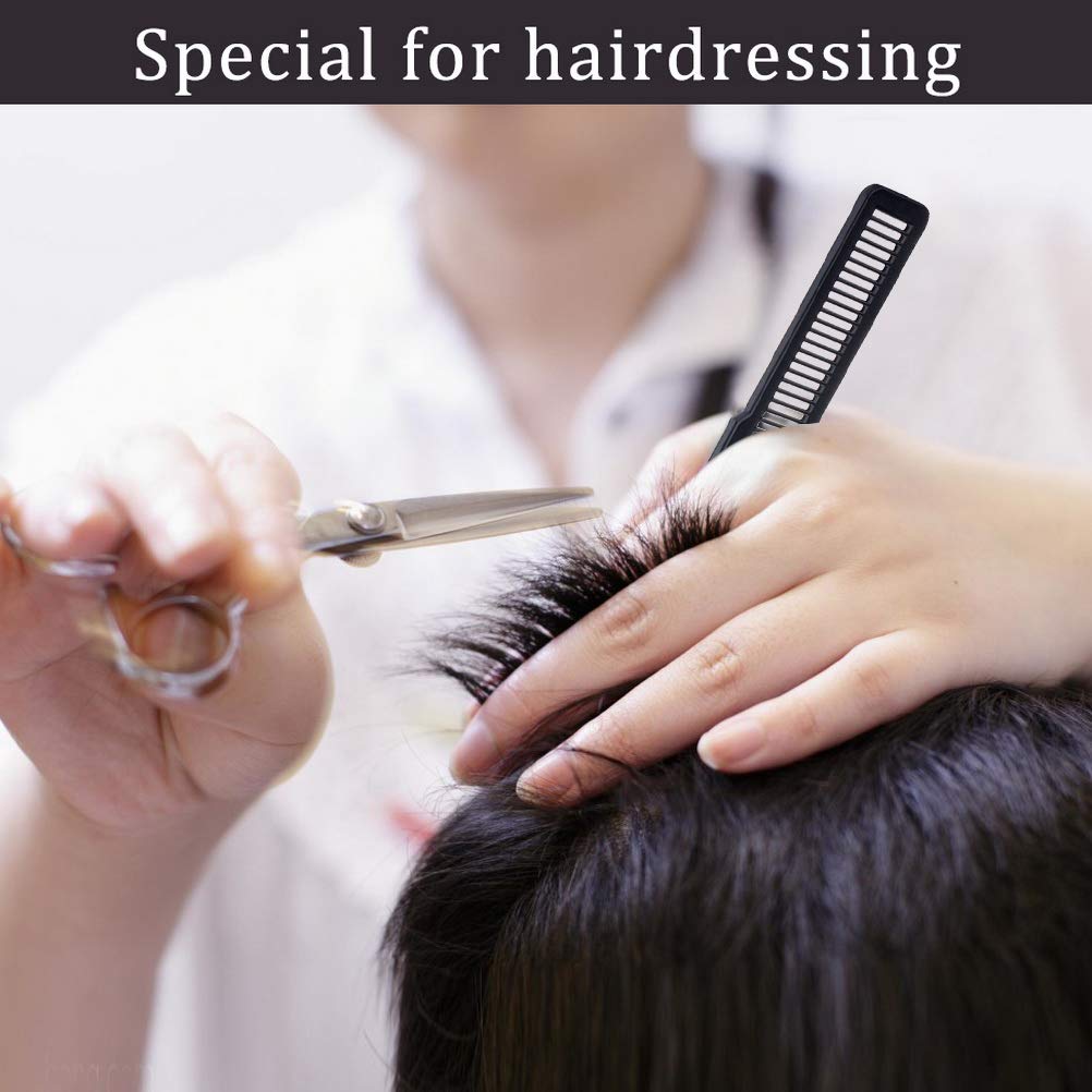 Pimoys combs in use during a professional styling session for home or salon.