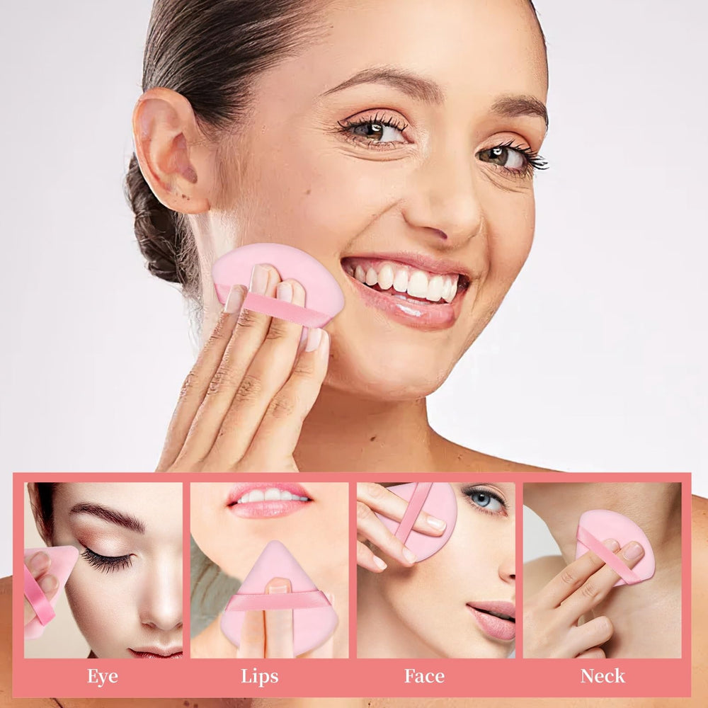 Pimoys body and face powder puff ideal for versatile products.
