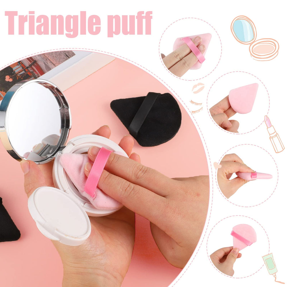 Pimoys soft velour material delivers smooth makeup results