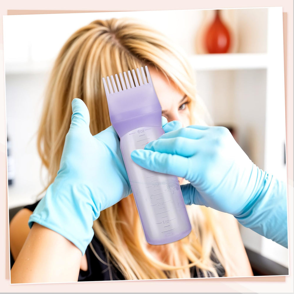 Pimoys applicator in action showing smooth dye flow