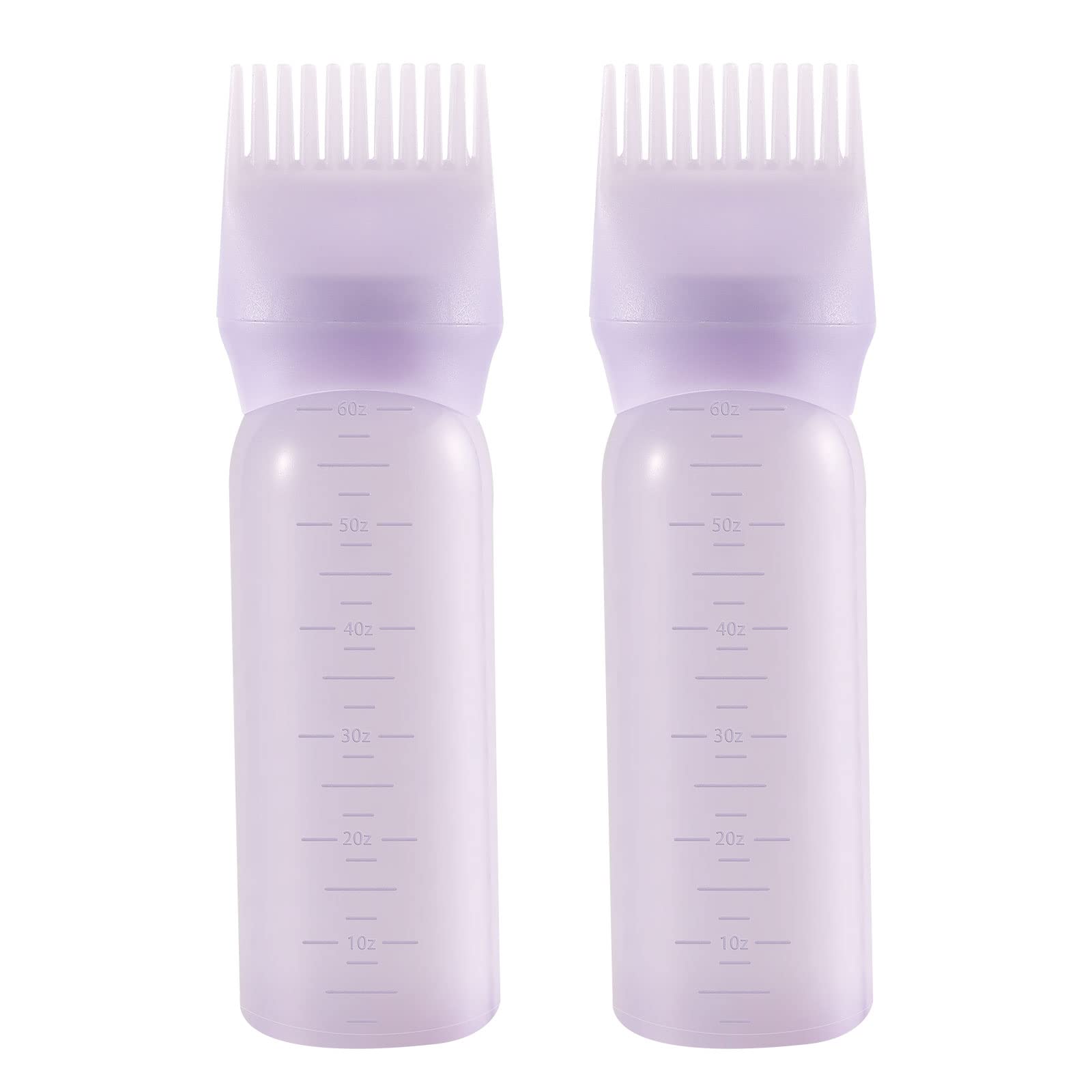 Pimoys Root Comb Applicator Bottle 6oz with pump for precise dyeing
