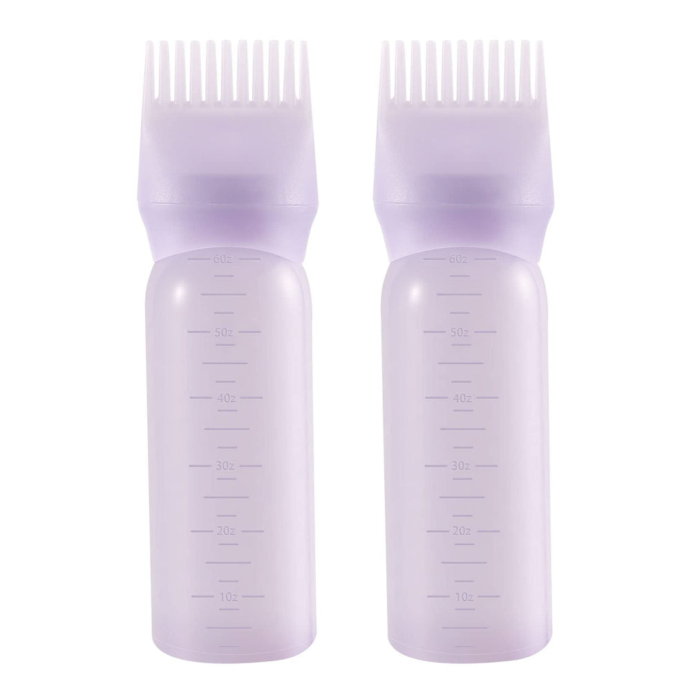 Pimoys Root Comb Applicator Bottle 6oz with pump for precise dyeing