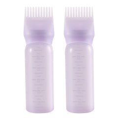 Pimoys Root Comb Applicator Bottle 6oz with pump for precise dyeing