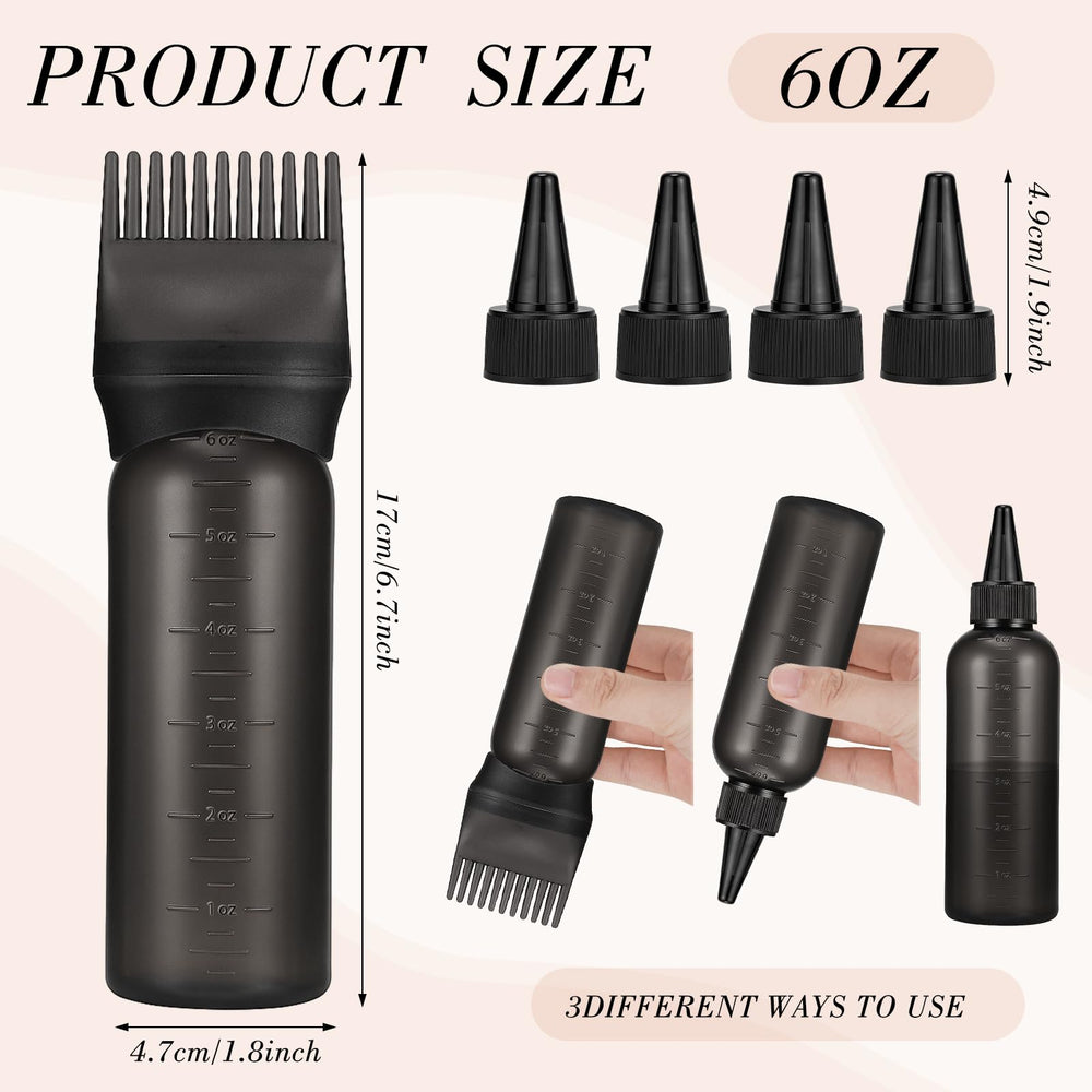Pimoys root comb attachment enabling targeted root coverage during dyeing