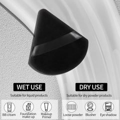 Pimoys soft velour sponge feels plush during application.