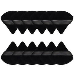 Pimoys triangle and circle powder puff set for precise foundation and setting
