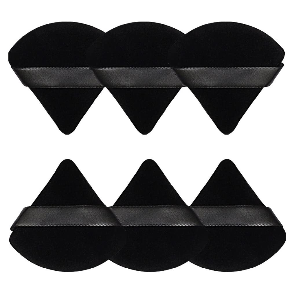 Pimoys triangle puff for precise contour and even tone.