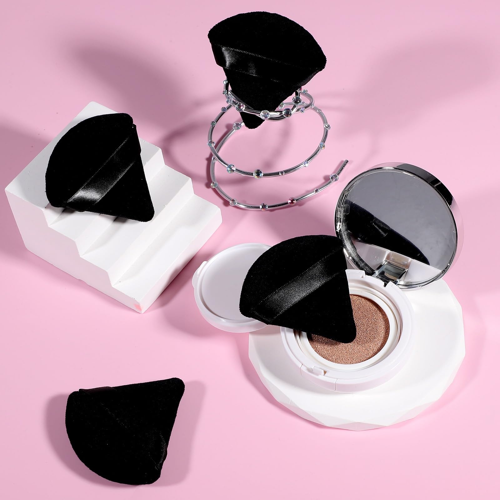 Pimoys washable puff set stays fresh with easy cleaning.