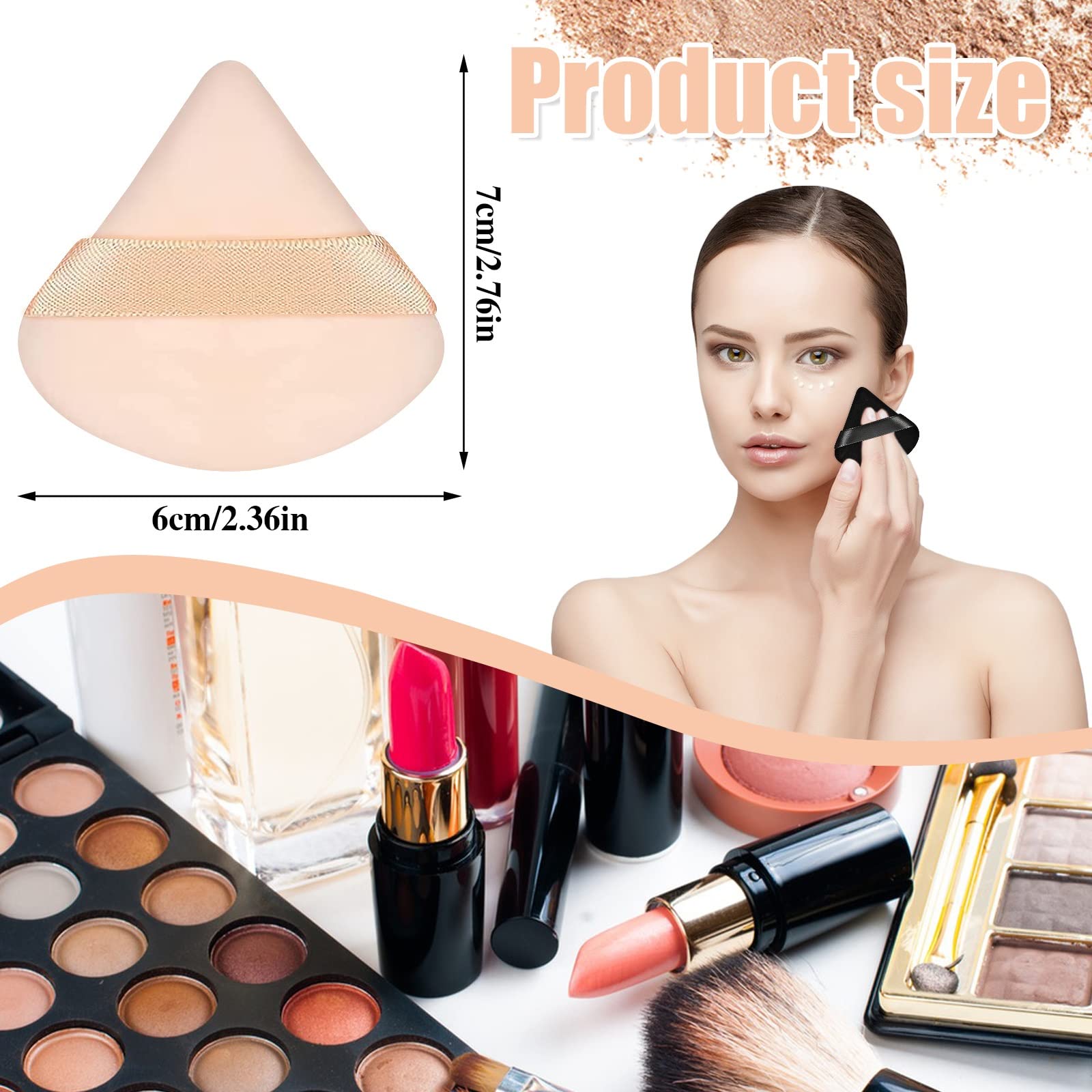 Pimoys puff suitable for wet or dry products for versatile use