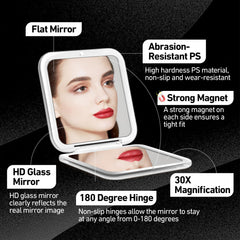 PIMPLEGO durable ABS frame with 180-degree hinge for flexible positioning