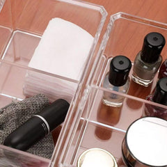 PINGANBUSU compact drawer organizer fits countertops and vanities while saving space.