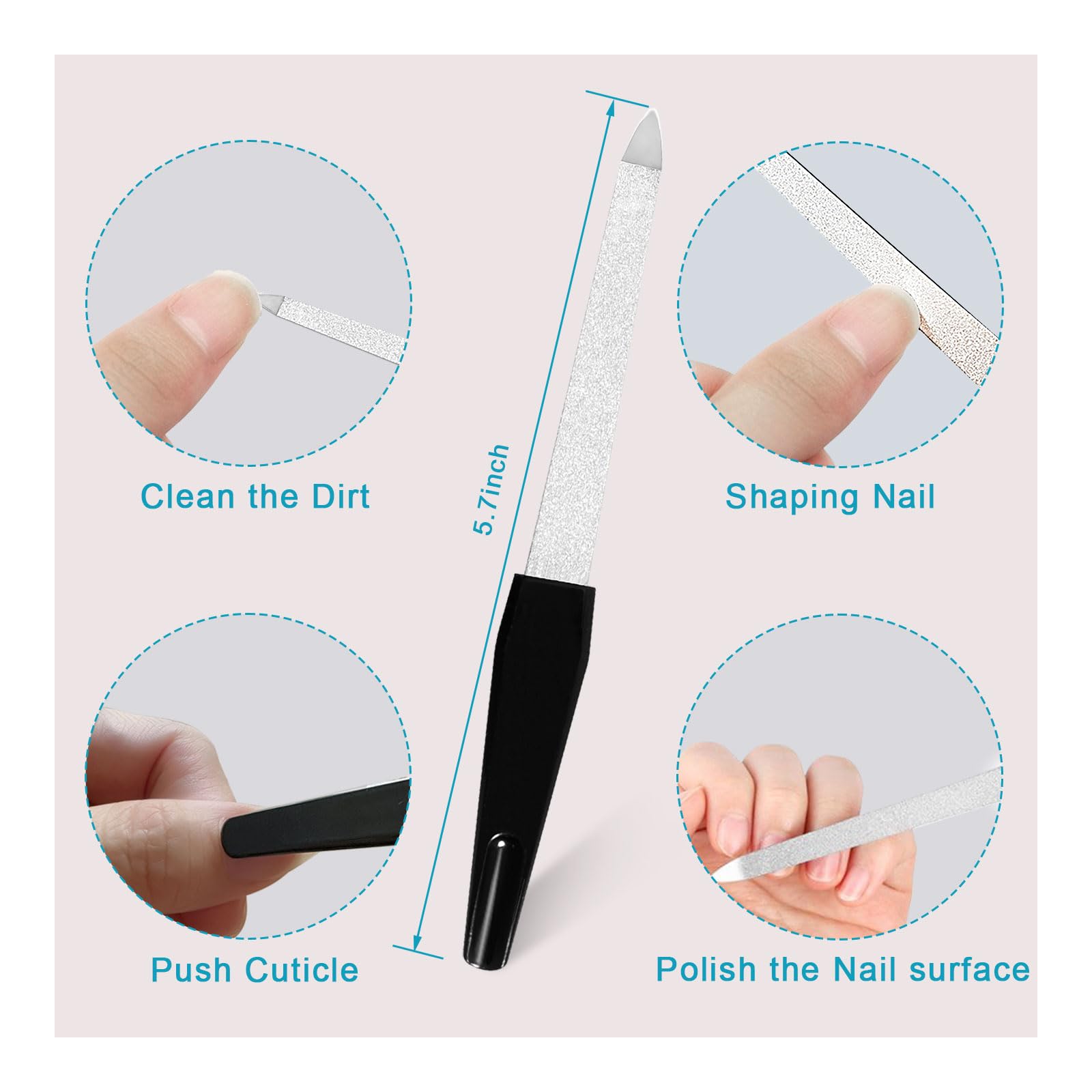 Pingispower travel-friendly nail care kit for on-the-go maintenance.