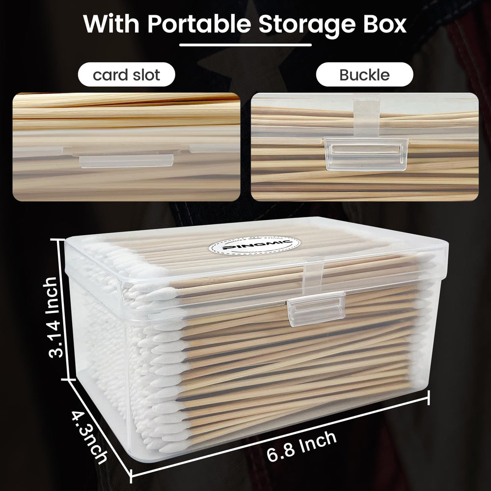 PINGMIC compact storage box keeps 400-piece kit organized.