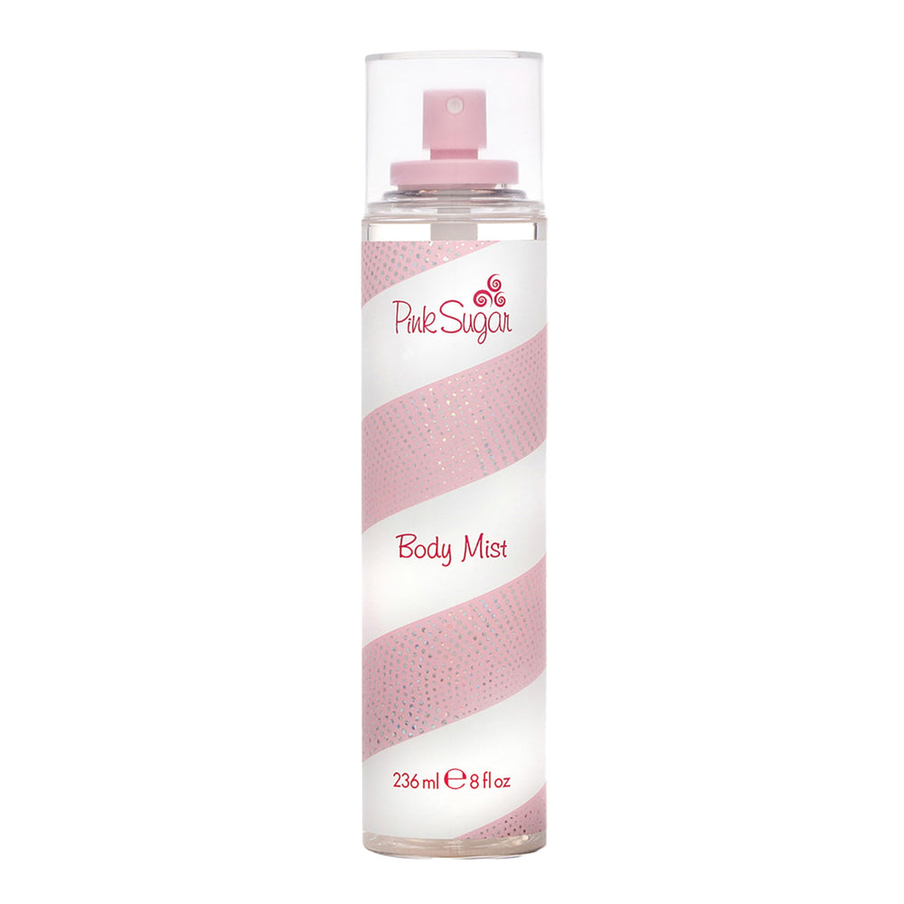 Pink Sugar bottle pour showing a gourmand scent for daily wear
