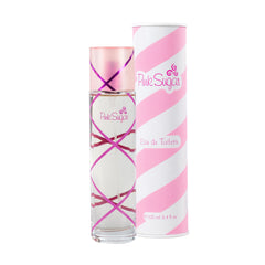 Pink Sugar eau de toilette bottle with pink and white packaging, ideal for daily wear