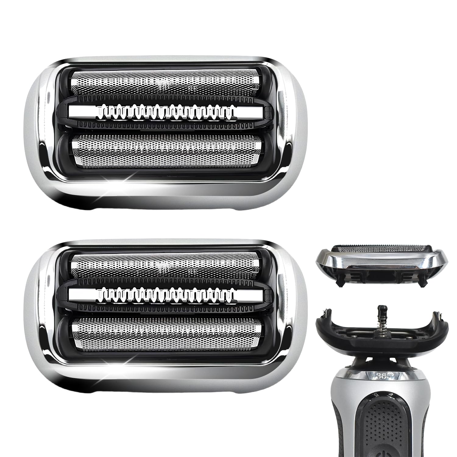 Pinkind 73S replacement head fits Braun Series 7 for a precise, close shave.