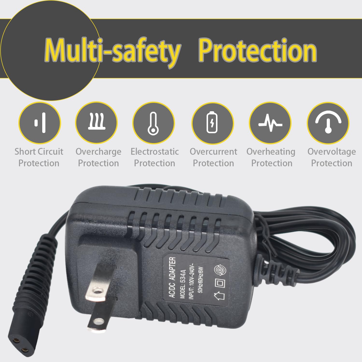 Pinkind Barberology cordless charger image shows a durable hard sleeve protection.