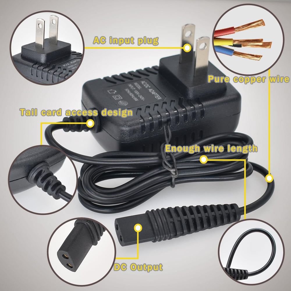 Pinkind travel-friendly charging cord demonstrated for on-the-go grooming sessions.
